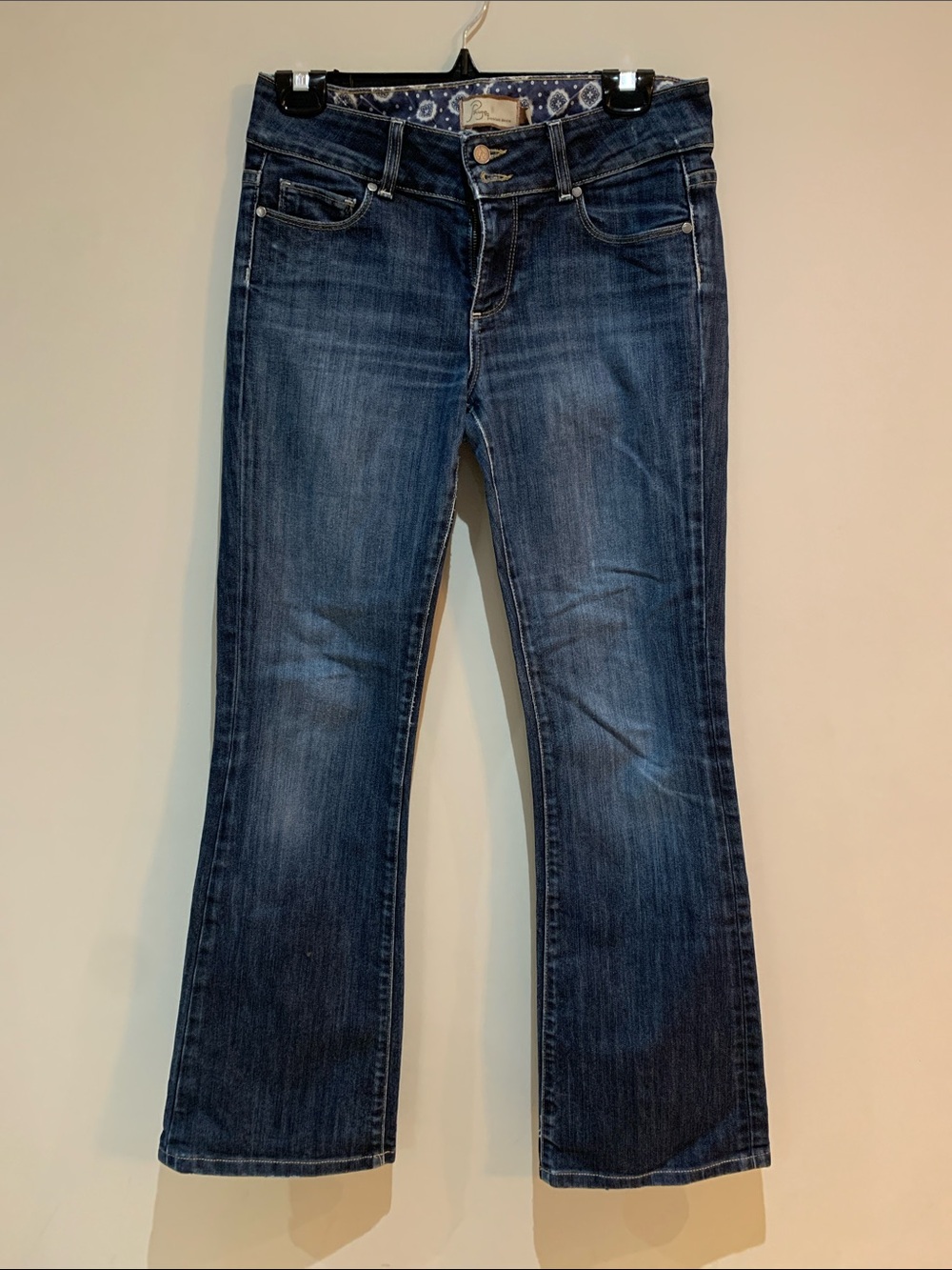 PAIGE Dark Blue Flare Jeans